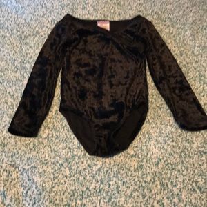 Danskin Black Velvet Leotard
